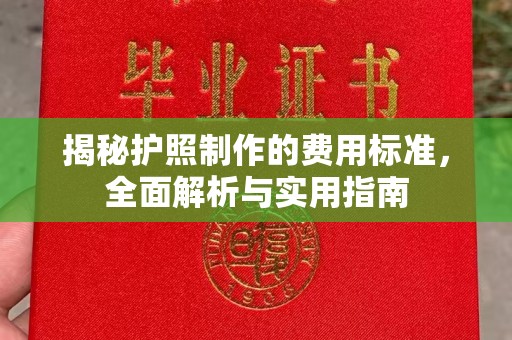 溧阳揭秘护照制作的费用标准，全面解析与实用指南